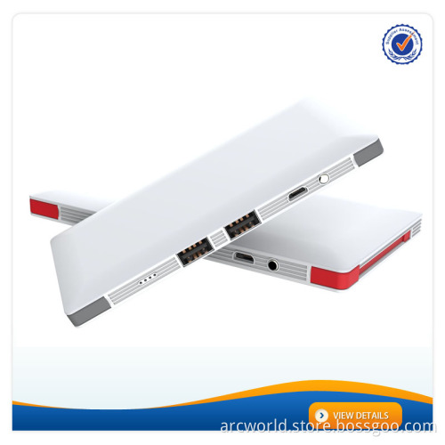 AWC928 New design built in cable power bank 10000 mah powerbank